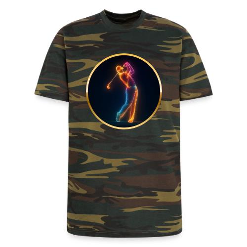 Neon Golf Motion - Unisex Camo Tee