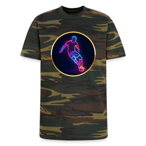 Soccer: Neon Golden Goal - Unisex Camo Tee