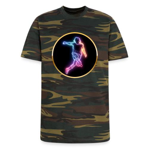 Soccer: Neon Goal Fusion - Unisex Camo Tee