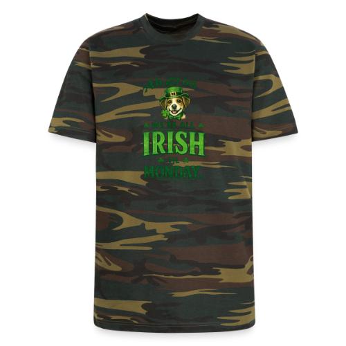 St. Patrick’s Day Dog T-Shirt – We’re All Irish - Unisex Camo Tee