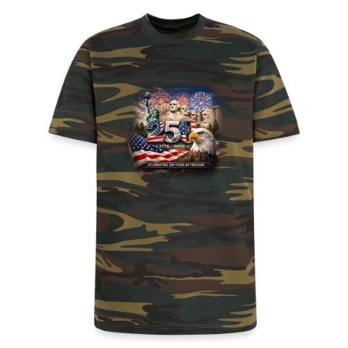 1776-2026 | Celebrating 250 Years of Freedom - Unisex Camo Tee