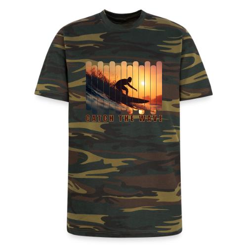Surfing: Catch the Wave - Unisex Camo Tee