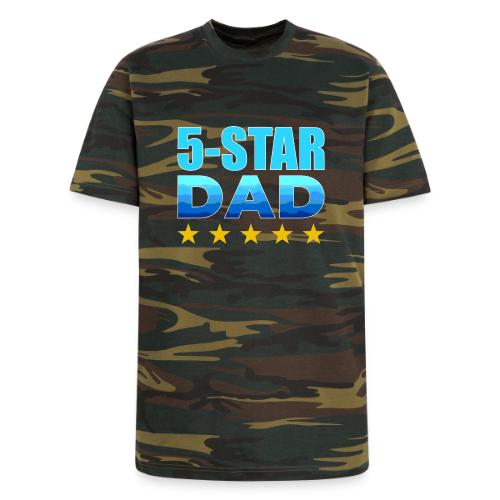 Five Stars Dad - Unisex Camo Tee