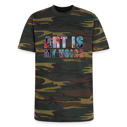 Art Is My Voice - Unisex Camo Tee