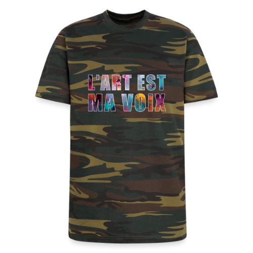 Art is my voice - Unisex Camo Tee