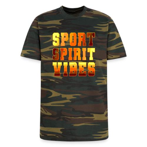Sport Spirit Vibes Gradient - Unisex Camo Tee