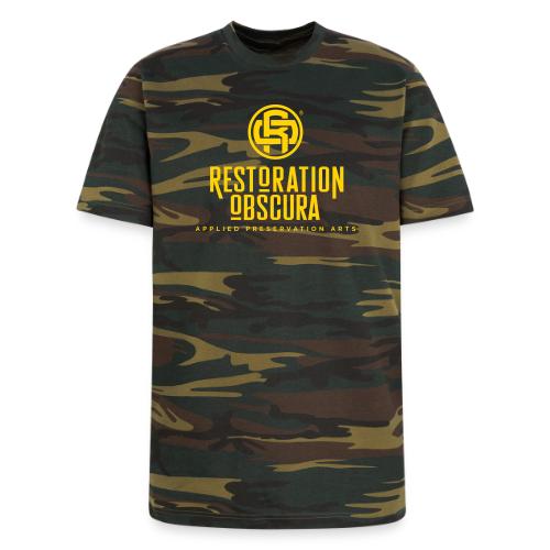 Restoration Obscura Propaganda Logo - Unisex Camo Tee