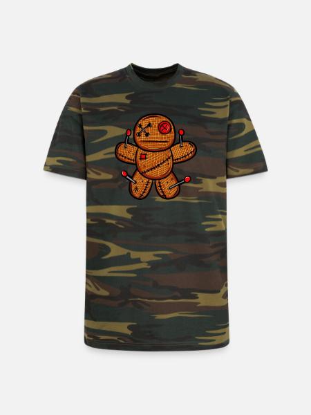 dolls - Unisex Camo Tee - green camo