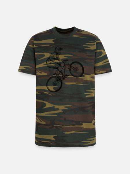 BMX - Unisex Camo Tee - green camo