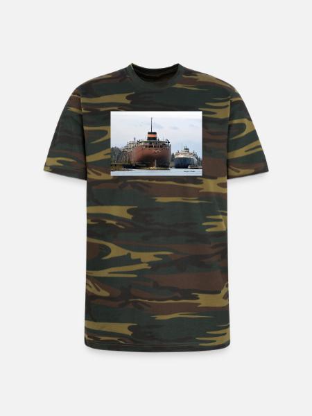 Sherwin and Arthur - Unisex Camo Tee - green camo