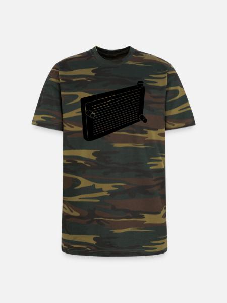 Engine radiator - Unisex Camo Tee - green camo