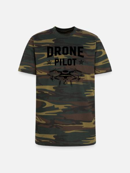 Drone Pilot - Unisex Camo Tee - green camo
