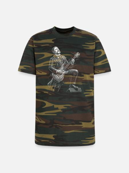 Chester A. Arthur Guitarist - Unisex Camo Tee - green camo