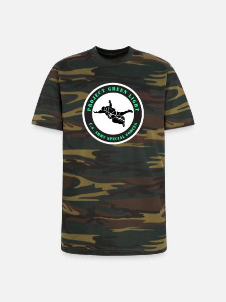 Project Green Light - Unisex Camo Tee - green camo