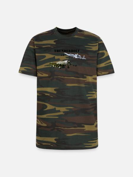 Thunderbolts - Unisex Camo Tee - green camo