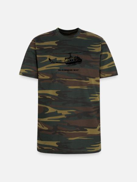 Please upload design image - Unisex Camo Tee - green camo
