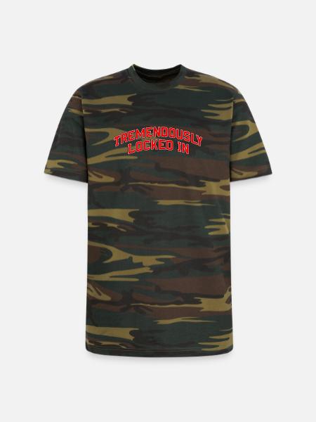 Tremendously Locked In - Unisex Camo Tee - green camo