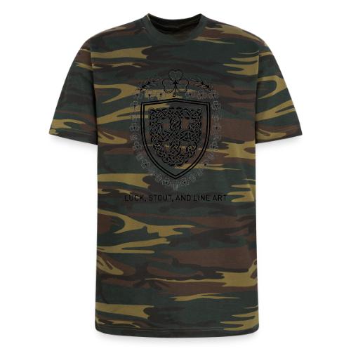 Celtic Knot T-Shirt, Symmetrical Shield - Unisex Camo Tee