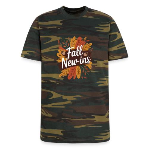 Fall New-Ins Autumn Leaves Acorn Seasonal Outfit - Unisex Camo Tee