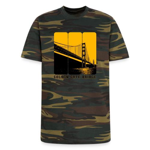 Golden Gate Bold Icon - Unisex Camo Tee