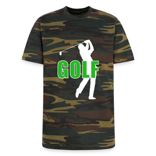 Golf: Classic Golf Motion - Unisex Camo Tee
