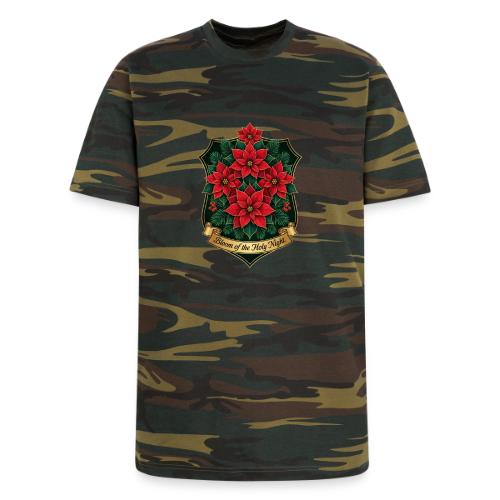 Poinsettia Crest T-Shirt - Unisex Camo Tee