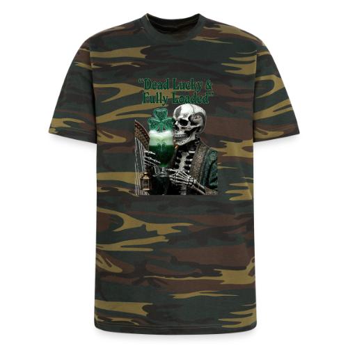 Lucky Skeleton Stout T-Shirt - Unisex Camo Tee