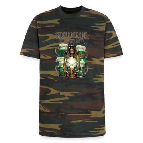 Worth a Shot Lantern Toast Graphic Tee - Unisex Camo Tee