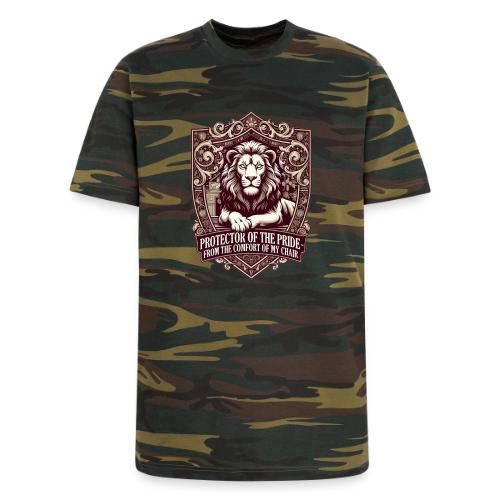 Protector of the Pride T Shirt, Sarcastic Dad Gif - Unisex Camo Tee