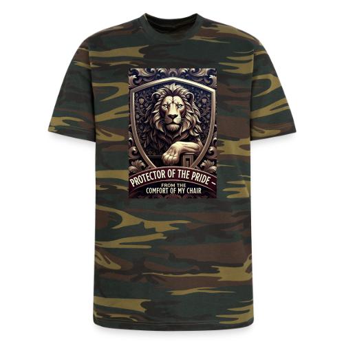 Lion King T Shirt, Funny Low-Effort Father Gift - Unisex Camo Tee