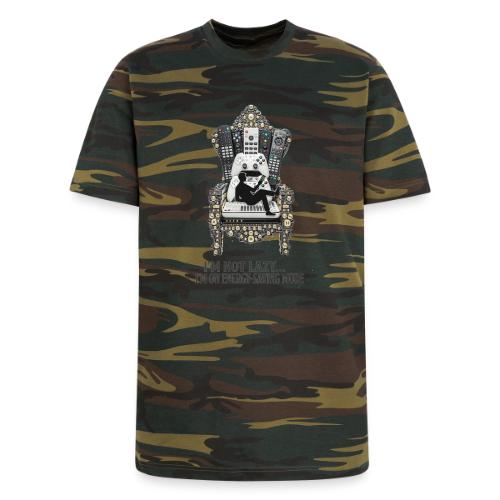 Remote Throne Procrastinator T Shirt, Dad Gift - Unisex Camo Tee