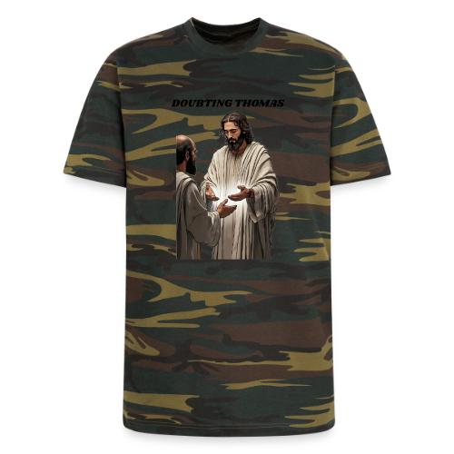 Doubting Thomas Resurrection T Shirt, Gift - Unisex Camo Tee