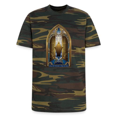 Easter Peace Be With You Locked Doors T Shirt,Gift - Unisex Camo Tee