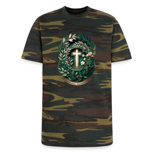 Easter Ever Green in Glory Laurel T Shirt, Gift - Unisex Camo Tee