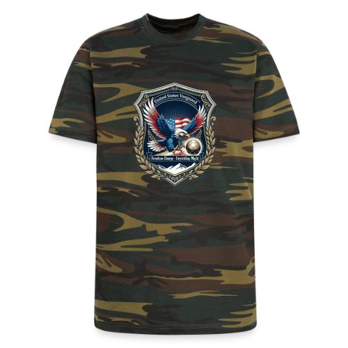 USA Eagle Vanguard T-Shirt,American Flag PrideGift - Unisex Camo Tee