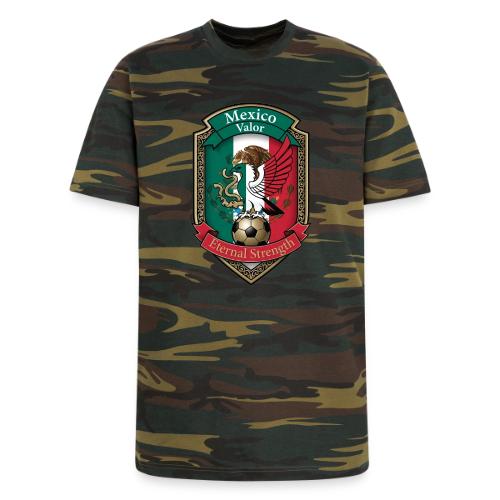 Mexico Eagle Valor T-Shirt, Pride Badge Gift - Unisex Camo Tee