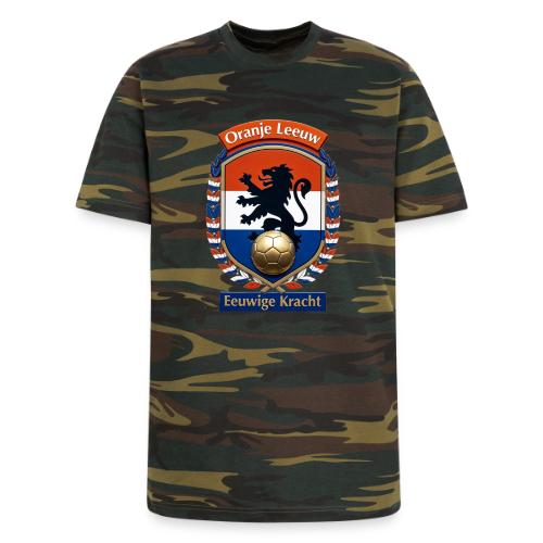 Netherlands Lion Premium T-Shirt, Dutch Flag Gift - Unisex Camo Tee