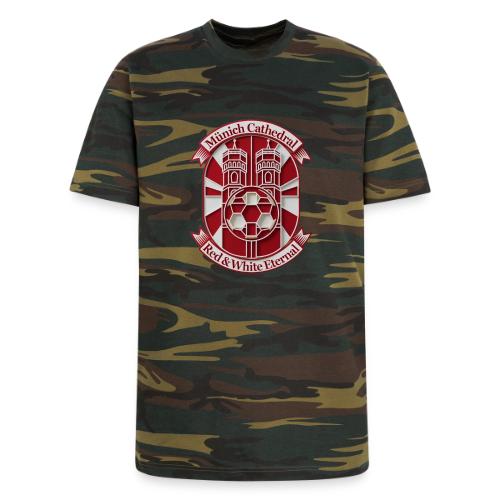 Munich Cathedral T Shirt, German Football Fan Gift - Unisex Camo Tee