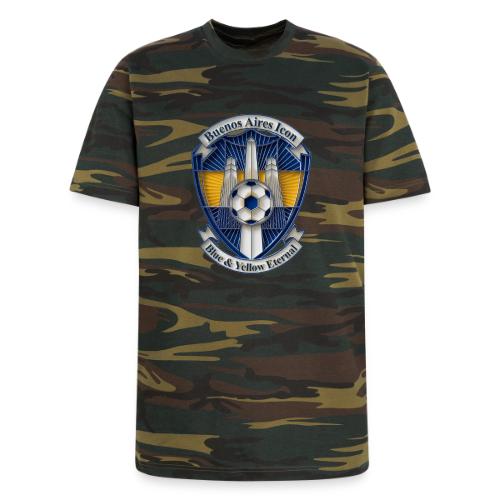 Buenos Aires Icon T Shirt, Soccer City Pride Gift - Unisex Camo Tee