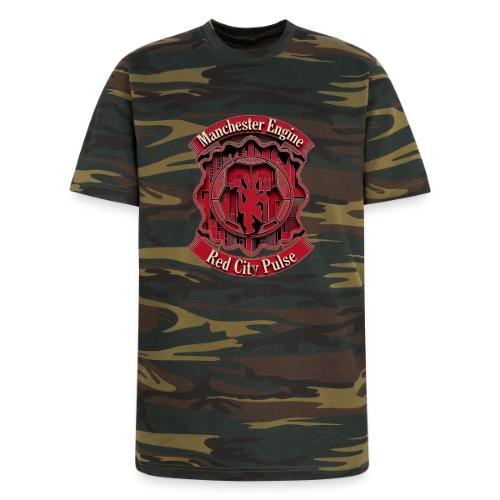 Red Manchester T Shirt, Red Soccer City Pride Gift - Unisex Camo Tee