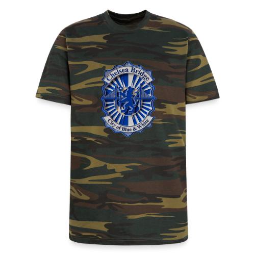 Chelsea Blue Bridge T Shirt, Soccer Fan Gift - Unisex Camo Tee