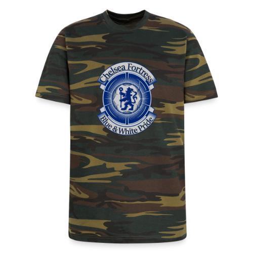 Chelsea Fortress T Shirt, Soccer City Pride Gift - Unisex Camo Tee
