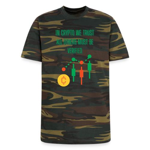 Sarcastic Bitcoin Investor T-shirt - Unisex Camo Tee