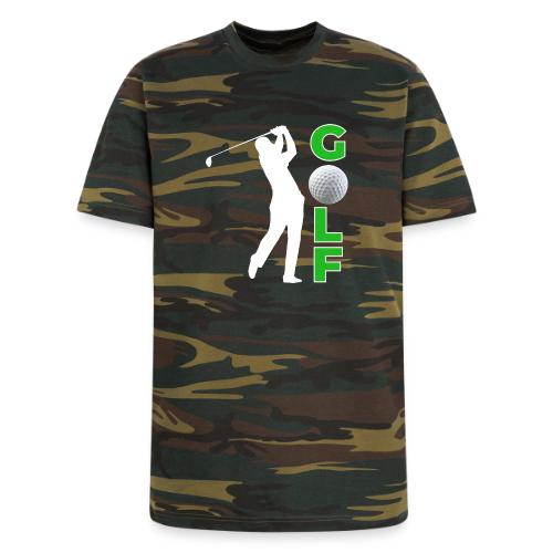 Golf: Classic Golf Motion - Unisex Camo Tee