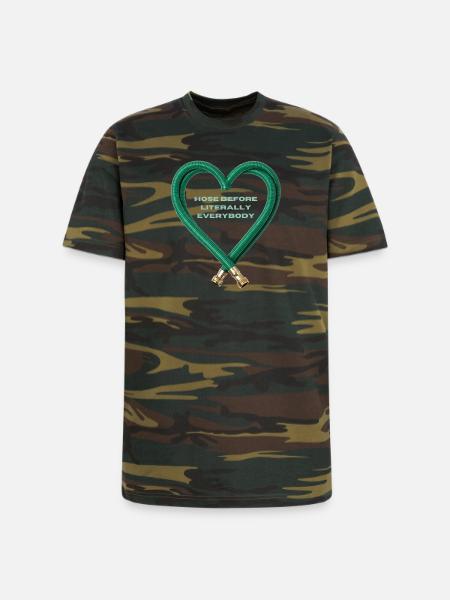 Hose Heart Humor - Unisex Camo Tee - green camo