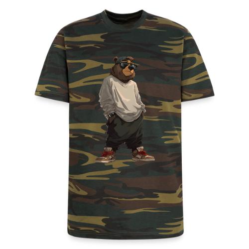 Urban Streetwear Bear Cool Apparel Design - Unisex Camo Tee