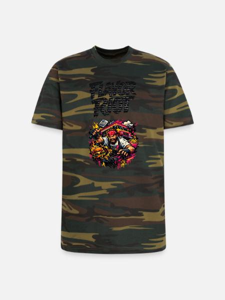 Rogue Kitchen Rider - Unisex Camo Tee - green camo