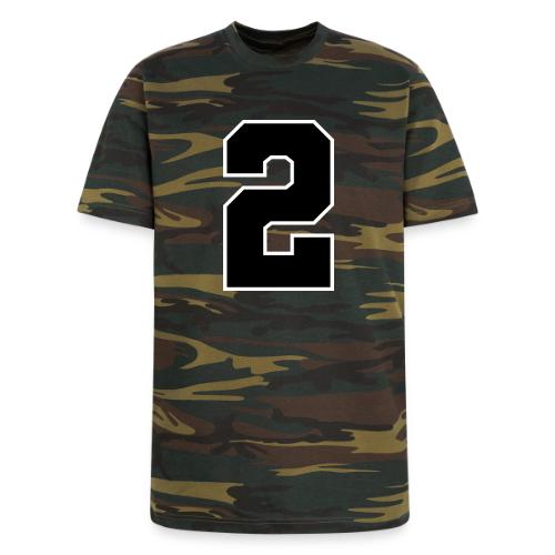 Varsity Number 2 Sports Design - Unisex Camo Tee
