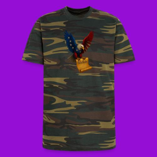 Bill of Rights Bald Eagle - Unisex Camo Tee