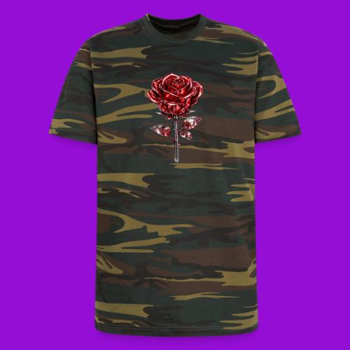 Silver Rose - Unisex Camo Tee
